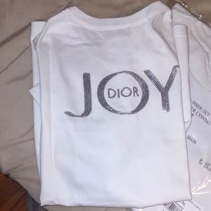 D Christian Dior Joy to the World Fragrance Event Shirt New NEW SEALED IN BAG